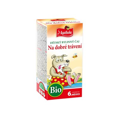 Apotheke BIO Dětský čaj dobré trávení nálevové sáčky 20x1,5 g