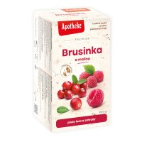 Apotheke Brusinka a malina čaj 20x2g n.n.