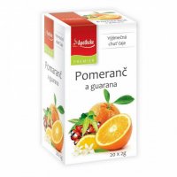 Apotheke Pomeranč a guarana čaj nálevové sáčky 20x2 g