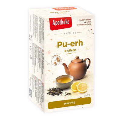Apotheke Premier Pu-erh a citron čaj 20x2g