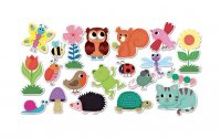 Vilac Dřevěné magnetky Zahrada 20 ks