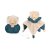 Doudou et Compagnie plyšový lev na maznanie Doudou Boule 3v1 zelený 25 cm DC3931
