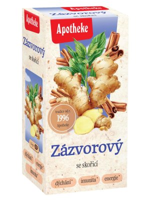 Apotheke Zázvorový čaj nálevové sáčky 20x1,5 g