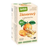 Apotheke BIO Zázvorový s pomerančem čaj 20x1.5g