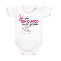 Body kr.rukáv - Já jsem TEN DŮVOD našeho zpoždění,vel.74