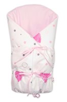 Retro zavinovačka LALLY šněrovací, I love Girl, růžová/bílá