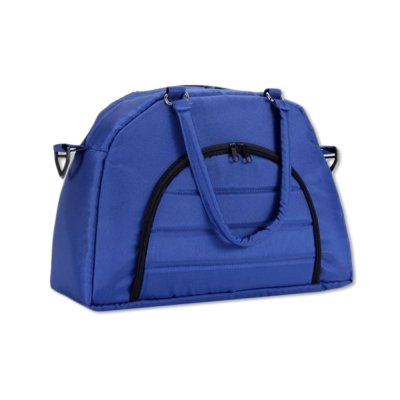 Taška na kočárek Baby ADELA LUX -granát/tm.modrá