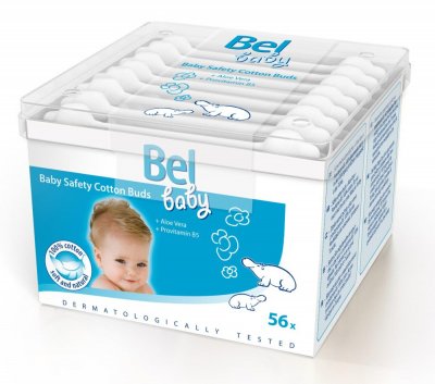 Bel Baby Safety Cotton Buds Dětské vatové tyčinky 56 ks