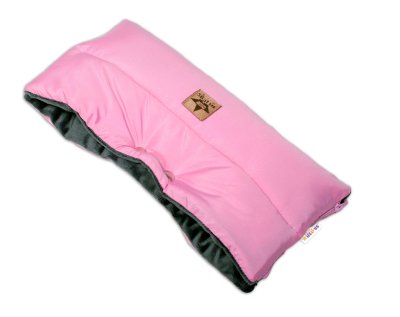 Rukávník ke kočárku STYLE, sv. růžová