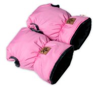 Rukávník DUO ke kočárku, světle růžová