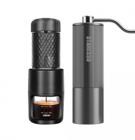 Classic a ruční mlýnek Staresso Discover cestovní sada Kávovar, mlýnek