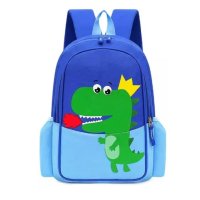 Batoh, aktovka pro předškoláka Dino King - modrý