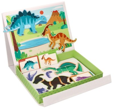 Magnetická vkládačka/puzzle, Dinosaurus