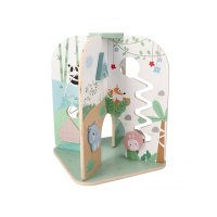 Dřevěné centrum dobrodružných aktivit v lese - mátové