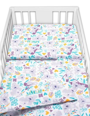 3D sada, mantinel s povlečením Koala na stromě, 120x90 cm