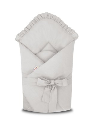 Rychlozavinovačka s volánkem a stuhou Royal - šedá