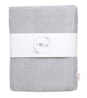 Bambusová dětská pletená deka, 80x100 cm, šedá