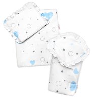 Sada pro panenku, zavinovačka, peřinka a polštářek, I love boy