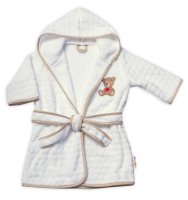 Dětský župan Sweet dreams by TEDDY, flecce - bílá, 5-7 rok