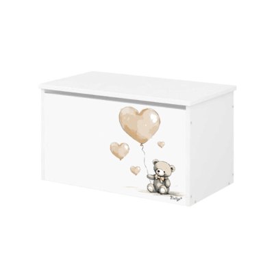 Box na hračky - Teddy love - béžový