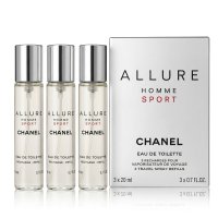 Chanel Allure Homme Sport EDT náplň 2 x 20 ml + EDT náplň s rozprašova čem 20 ml M