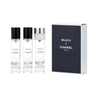 Chanel Bleu de  EDT náplň 2 x 20 ml + EDT náplň s rozprašovačem 20 ml M