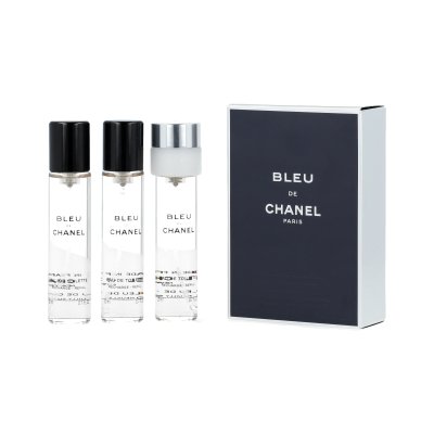 Chanel Bleu de  EDT náplň 2 x 20 ml + EDT náplň s rozprašovačem 20 ml M