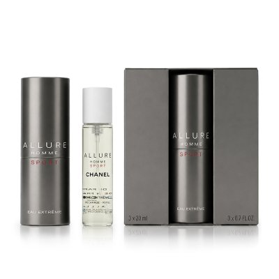 Chanel Allure Homme Sport Eau Extrême EDT plnitelný 20 ml + EDT náplň 2 x 20 ml M