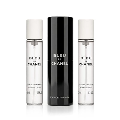 Chanel Bleu de  EDP plnitelný 20 ml + EDP náplň 2 x 20 ml M
