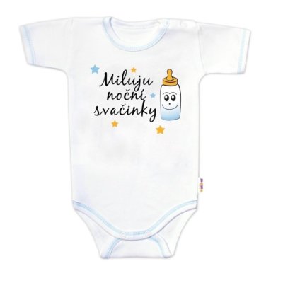 Body kr. rukáv - Miluju noční svačinky, vel. 80