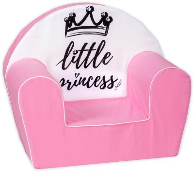 Dětské křesílko LUX Little Princess, růžové