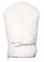 Mušelinová zavinovačka s výztuží DOTS, bílá