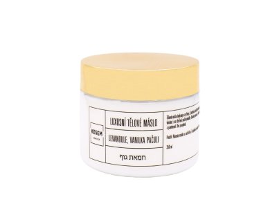 KESEM Luxusní tělové máslo levandule, vanilka a pačuli 350 ml