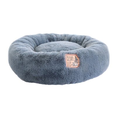 Akinu ČESKÝ LES plyšový donut šedý L 75 cm