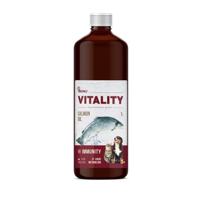 Akinu VITALITY lososový olej pro psy 1 l