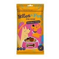 Akinu BITES&FUN kuřecí chipsy pro psy 85 g