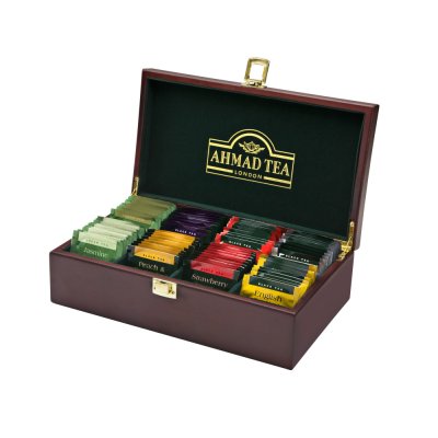 Ahmad Tea Tea Keeper Exlusive Quality dřevěná kazeta 80x2 g