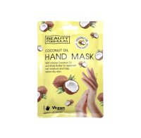 Beauty Formulas Maska na ruce s kokosovým olejem 1 pár