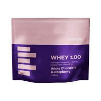 Whey Protein 100 990g - bílá čokoláda s malinou