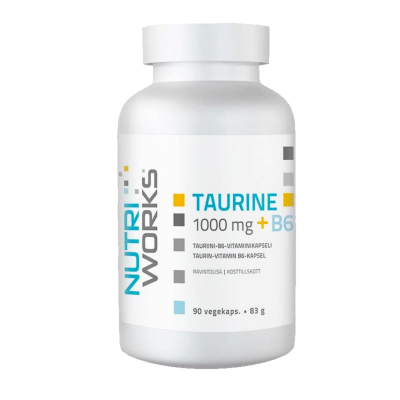 Taurine 1000mg + B6 - 90 kapslí