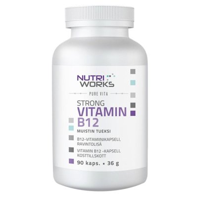 Strong Vitamin B12 - 90 kapslí