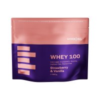 Whey Protein 100 990g - jahoda, vanilka