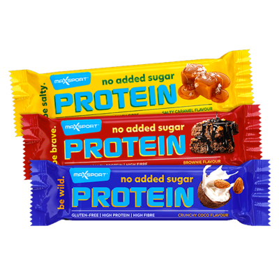 Max Sport No added sugar 40g - slaný karamel