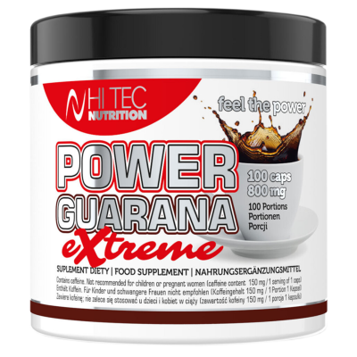 HiTec Nutrition Power Guarana - 100 kapslí