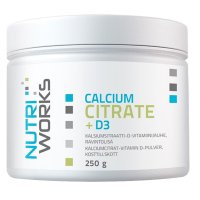 Calcium Citrate + D3 - 250g
