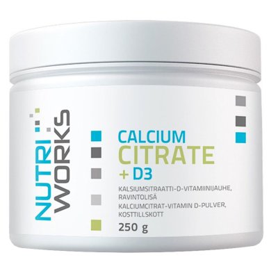Calcium Citrate + D3 - 250g