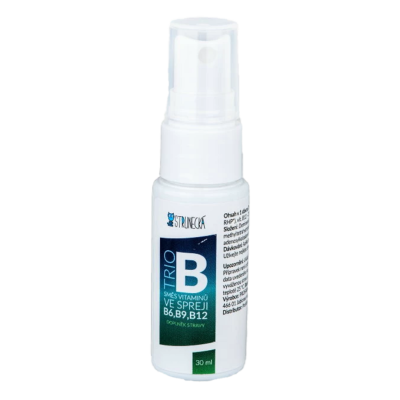 Strunecká Trio B - kombinace vitaminů B3, B6, B12 ve spreji - 30ml