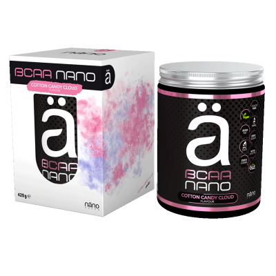 BCAA Nano 420g - cukrová vata