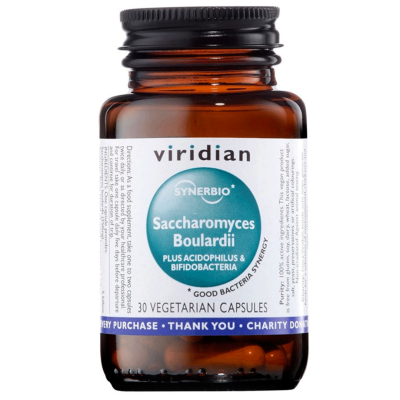 Viridian Saccharomyces Boulardii 30 kapslí