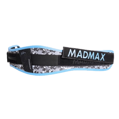 MadMax Dámský fitness opasek Swarovski MFB314 modrý - L